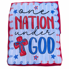 Load image into Gallery viewer, One Nation Under God Cross Bow Tee
