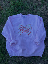 Load image into Gallery viewer, Heart Bow Loved John 3:16 Sweatshirt - PINK
