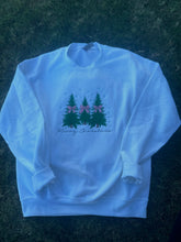 Load image into Gallery viewer, Christmas Trees with Bows Sweatshirt
