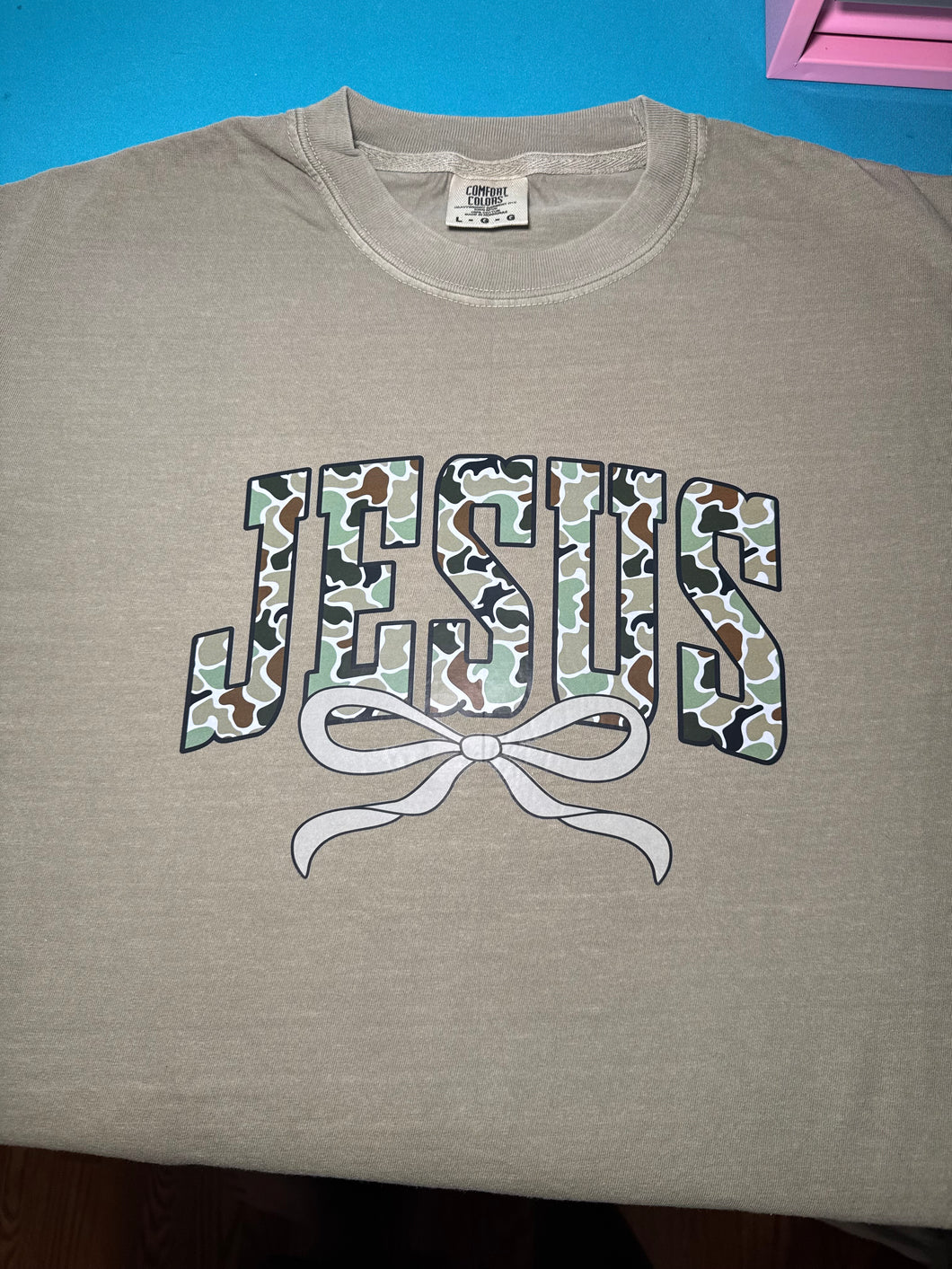 Camo Jesus Tee