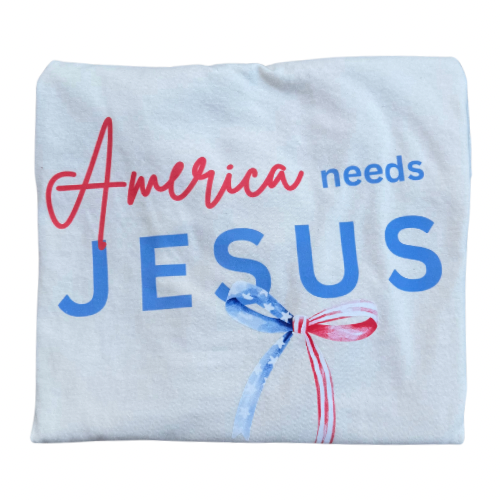 America Needs Jesus Tee